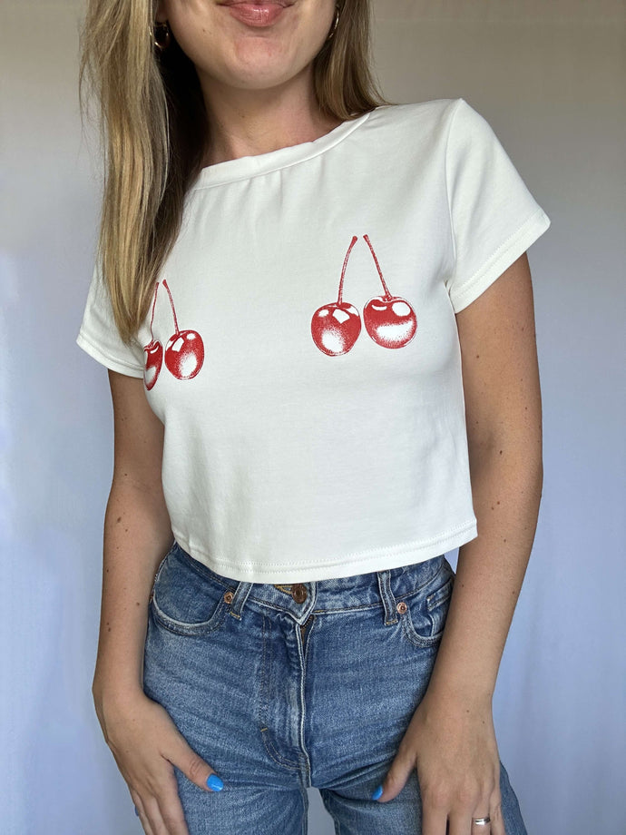 Cherry Baby Tee