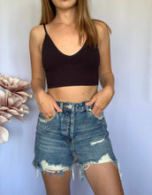 Load image into Gallery viewer, Golden Gal Denim Shorts
