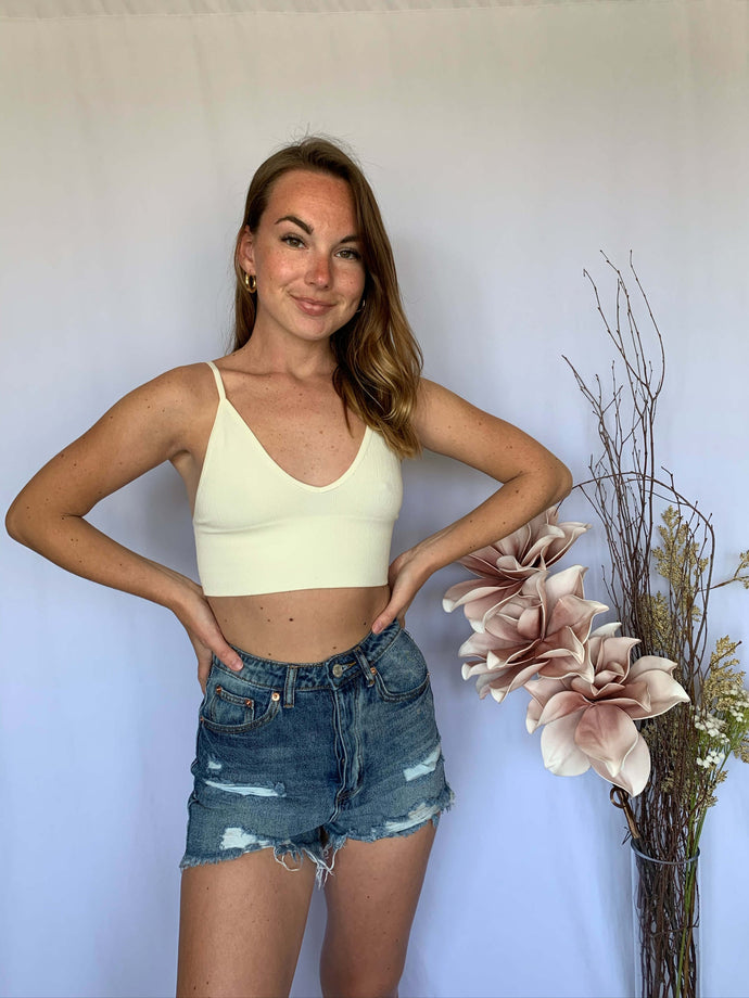 Clean Slate Tank in Cream